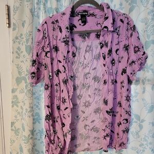 Hot Topic Lavender Graphic Shirt